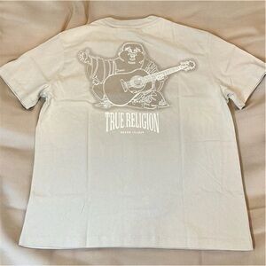 True Religion Beige Graphic Tee